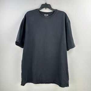 Duluth Trading Tshirt Mens Large Black‎ 100% Cotton Longtail T Work Outdoor